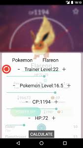 Evolution calculator find out what cp your pokemon will evolve into. Iv Calculator For Pokemon Go For Android Apk Download