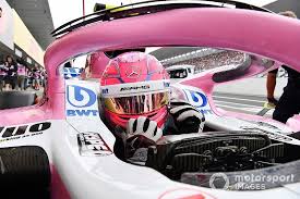 Esteban ocon 2019 helmet (2). Ocon Penalised For Red Flag Offence