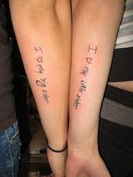 45 Sister Tattoos To Create A Lasting Bond Brother Tattoos Sister Tattoos Sister Tattoo Designs