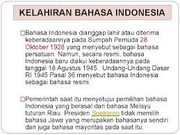 Terjemahan frasa bahasa resmi dari bahasa indonesia ke bahasa inggris dan contoh penggunaan bahasa resmi dalam kalimat dengan terjemahannya: Bahasa Indonesia Sejarah Bahasa Indonesia Bahasa Indonesia Berasal