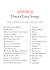 Disney Love Songs Lyrics