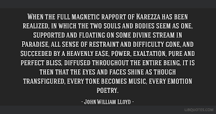 We did not find results for: When The Full Magnetic Rapport Of Karezza Has Been Realized In Which The Two Souls And