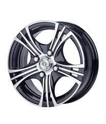 Neo Wheels Fusion Black Machined 13 Inch Alloys Set Of 4 Wheel Alloy Fusion