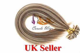 A soft and sophisticated combination of dark ash blonde and bleach blonde that will put you in the spotlight. 16 Medium Brown Mix Lightest Blonde 100s Italian Keratin 100 Indian Premier Remy Human Hair Extensions Nail Tip 5a Carol S Wigs