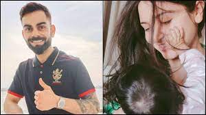 Indian cricketer virat kohli and bollywood actress anushka sharma are parents to a baby girl. Virat Kohli Treats Fans With Beautiful Photo Of Anushka Sharma And Baby Vamika Pens Note On International Women S Day