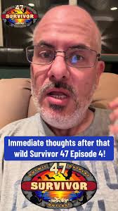 My immediate thoughts after a really GREAT Episode 4 of Survivor 47! So  many twists and turns in the lead up to Tribal Council! What an outcome!  #Survivor47 #Survivor #RomeCooney #RealityTV #TV ...