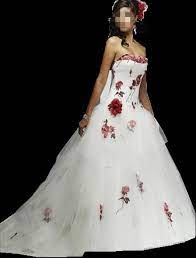 Maybe you would like to learn more about one of these? Grosshandel Vintage Weisse Rote Rose Blumen A Line Brautkleider Kleid Tragerlosen Tull Sweep Zug Schnurt Sich Zuruck Von Goldmoonofeast 128 57 Auf De Dhgate Com Dhgate