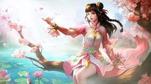 ultra hd wallpaper guinevere lotus skin mobile legends 4k 3 949 for desktop laptop pc sma mobile legend wallpaper miya mobile legends mobile legends