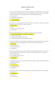 Identify and assess areas of significant business risk. Fs Audit