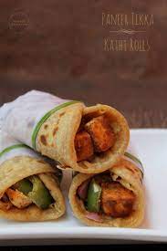 Paneer Tikka Kathi Roll Kathi Rolls Paneer Tikka Wrap Paneer Tikka Stove Top Method Indian Food Recipes Food Paneer Dishes