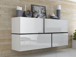 Georg Hangekommode Weiss Schwarz Sideboard Weiss Hochglanz Haus Deko Sideboard