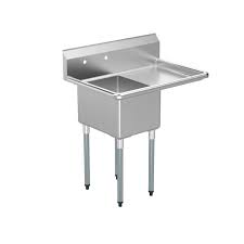 sauber 1 compartment stainless steel
