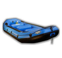 1.2mm PVC 13ft Inflatable River Raft 6 Person White Water Rescue Raft  Floating