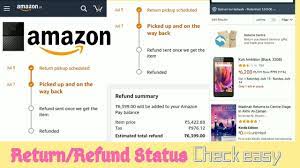 How To Check Return/Refund Status In Amazon | July 2019 - Youtube