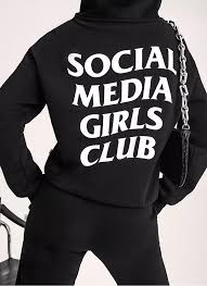 Black hoodie Social Media Girls Club > DeeZee Shop Online