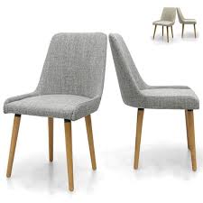 These Stylish Upholstered Dining Chairs Are Available In Grey Upholstered Dining Chairs Upholstered Dining Chairs Mid Century Modern Upholstered Dining Chairs