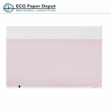 ecg ekg thermal recording paper mortara compatible z fold rolls 12 pads per case