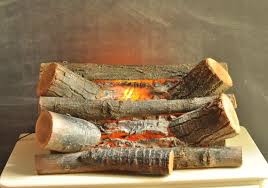 Vintage Faux Fireplace Log Light I Wish I Had A Faux Fireplace To Put This In Faux Fireplace Fireplace Logs Diy Fireplace