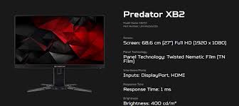 Qoo10 Bringing The Best To You Acer predator xb252q is also known as acer xb252qbmiprz. qoo10 bringing the best to you