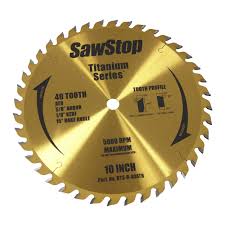 Sawstop Titanium Series 40t Combination Blade Circular Saw Blades Saw Blade Blade