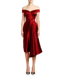 Alexander Mcqueen Off The Shoulder Draped Duchess Satin Dress Alexander Mcqueen Dresses Dresses Duchess Satin