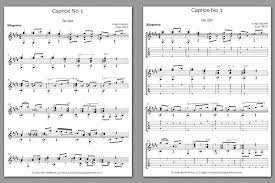 legnani luigi op 250 no 1 caprice sheet music guitar sheet music guitar sheet