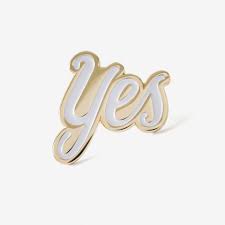 Affirmative Enamel Pin Post Card Printed Front And Back Pin Is 1 Inch Iris West Pin And Patches Pins