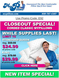 Today's top mypillow promo code: Mypillow Mypillows Only 24 99 With Promo Code Milled
