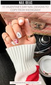 We've rounded up the best nail art to make your heart skip a beat. 15 Valentine S Day Nail Designs To Copy Uptown With Elly Brown