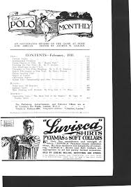 HPA Polo Yearbook: 1930 Feb - 1930 Oct