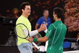 Milos raonic of canada in action during his gentlemen's singles second round match against jack sock of the united states on day four of. Novak Djokovic Playing Milos Raonic In Montenegro Would Have Been A Great Spectacle
