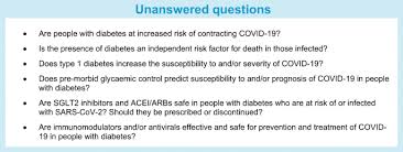 This triggers more frequent urination, which may leave you dehydrated. Prevention And Management Of Covid 19 Among Patients With Diabetes An Appraisal Of The Literature Springerlink