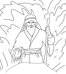 In ancient israelite culture, a rod was a symbol of authority. Moses Coloring Pages Free Printables Momjunction
