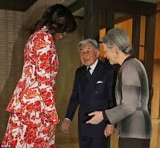 And japan concentrated some armies in the far east of russia to conquer siberia. Michelle Obama Towers Over Japanese Emperor Akihito While He Smiles Awkwardly Daily Mail Online