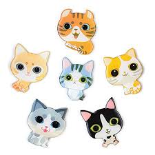 How much to buy kitchen toys for kids online? Morcart Refrigerator Magnets Cartoon Cute Pet Cats Magnets 6pcs 3d Pattern Suitable For Kitchen Kids Toys Student Locker Whiteboard Funny Office Buy Online In Qatar At Qatar Desertcart Com Productid 89767609