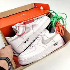 Off White Black Air Force 1 On Feet The Off White Nike Air Force 1 Low White Colorway Was First Spotted On The Feet Of Both Lebron James And Kevin Durant For Game 3 Of T Nike White Nikes Sneakers