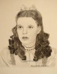Drawing Dorothy Of The Wizard Of Oz Judy Garland Pencil Sketch Graphite Pencil Wizard Of Oz Tattoos Wizard Of Oz Judy Garland