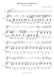 Последние твиты от moment infinity solo (@moment_solo). Der Kretische Moment Pft Fl Sheet Music For Piano Flute Solo Musescore Com