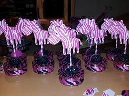 Zebra Print Baby Shower Centerpiece Printed Baby Shower Baby Shower Baby Shower Centerpieces