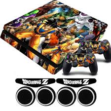 Dragon ball z video games ps4. Dragon Ball Z Goku Ps4 Slim Skin Vinyl Sticker Protective Decal And Thumb Grips Caps For Playstation 4 Slim Console Dualshock 4 Wish