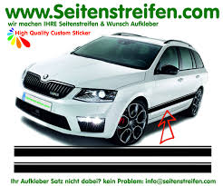 After the launch of skoda rapid in the fall of 2012, the czech car manufacturer skoda rapid combi pushed for in 2013 that should be available as an inexpensive. Skoda Rapid Spaceback Fur Kombi Und Limo Seitenstreifen Aufkleber Dekor Set Art Nr 6254 Professionelle Auto Seitenstreifen Seitensdekore Wunsch Text Aufkleber Mit Ihrem Logo Oder Werbung