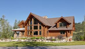 Our distinctive log homes feature a variety of styles and log home floor plans. Rustic Log Cabin Exterior Novocom Top