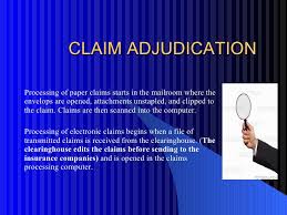 Us Healthcare Claims Adjudication Process Flow Chart Medical