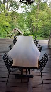 Live Edge Table Black Walnut Table Live Edge Wood Slab Single Slab Table Single Slab Live Edge Outdoor Table Live Edge Table Outdoor Live Edge Furniture