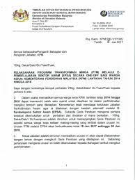 Program transformasi minda kpm 2018. Garis Panduan Pelaksanaan Ptm Melalui Epsa