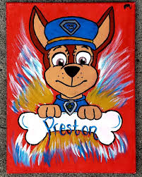 Kayla M Shared A Photo On Instagram Chase Is One Cool Dawg Pawpatrol Customartwork Chase Pawpatro Cartoon Art Custom Artwork Paw Patrol