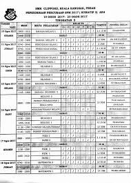 Download & view jadual peperiksaan percubaan spm 2017 as pdf for free. Jadual Peperiksaan Percubaan Spm 2017 Smk Clifford Kuala Kangsar Facebook