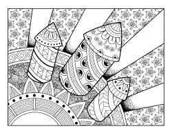 Made by joel â» 4th of july fireworks coloring sheet. 13 4th Of July Coloring Pages For Adults The Artisan Life