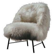 Find great deals on ebay for mongolian sheepskin. Avec Moi Armchair In Mongolian Fur And Matte Black Metal Foot For Sale At 1stdibs