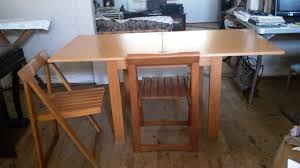 Shop our best selection of folding kitchen & dining room tables to reflect your style and inspire your home. Extending Folding Dining Room Table With 6 Folding Chairs Junk Mail